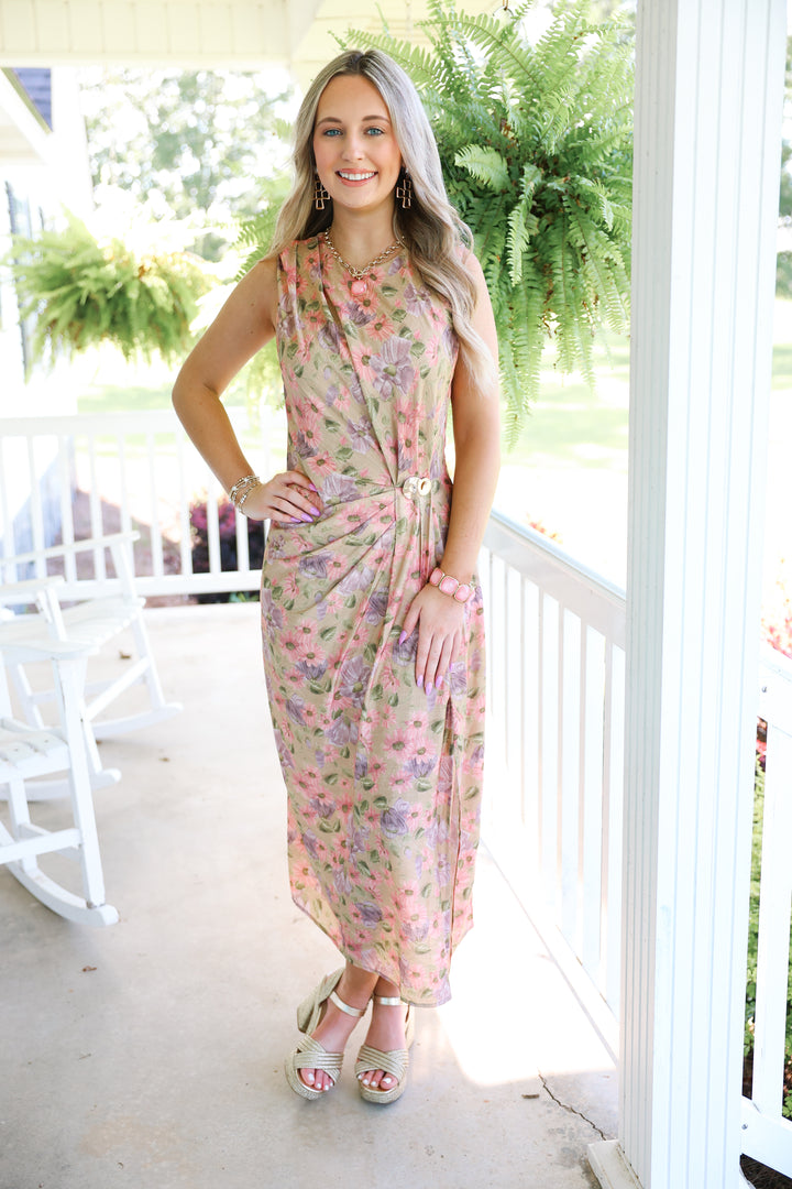 Wishful Breeze Dress "Camel"