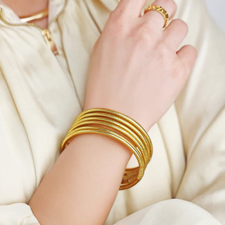 BuDhaGirl - Aura Lumine All Weather Bangles® (Set of 6)