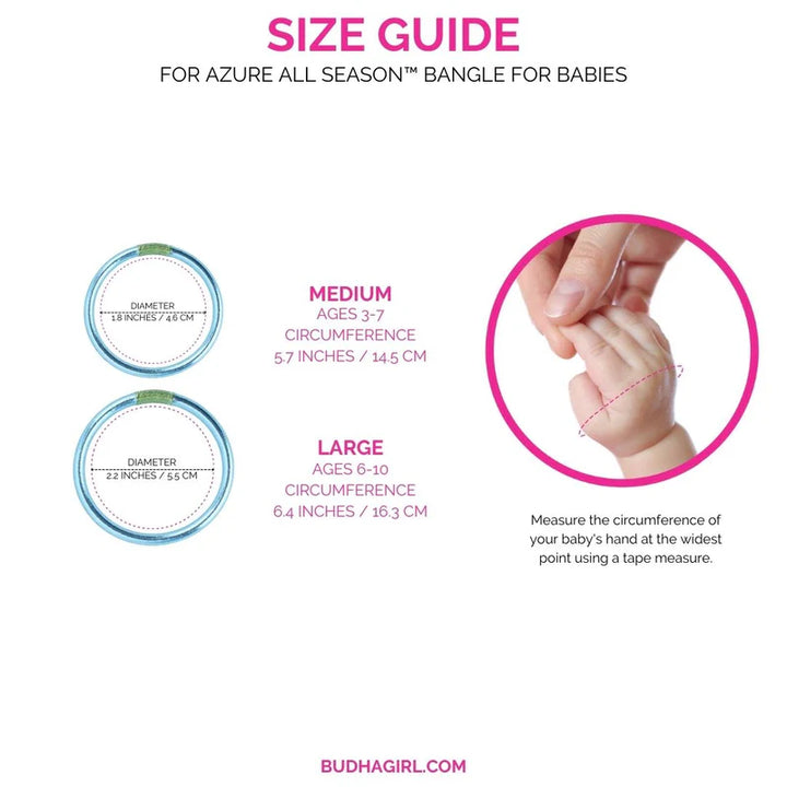 BuDhaGirl - Azure All Season Bangle™ (ASB™) for Kids