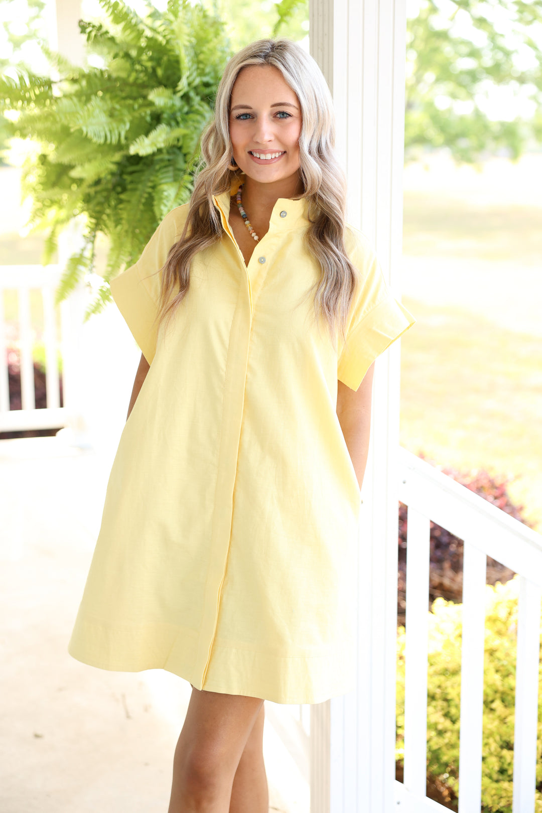 Easy Living Mini Dress "Yellow"