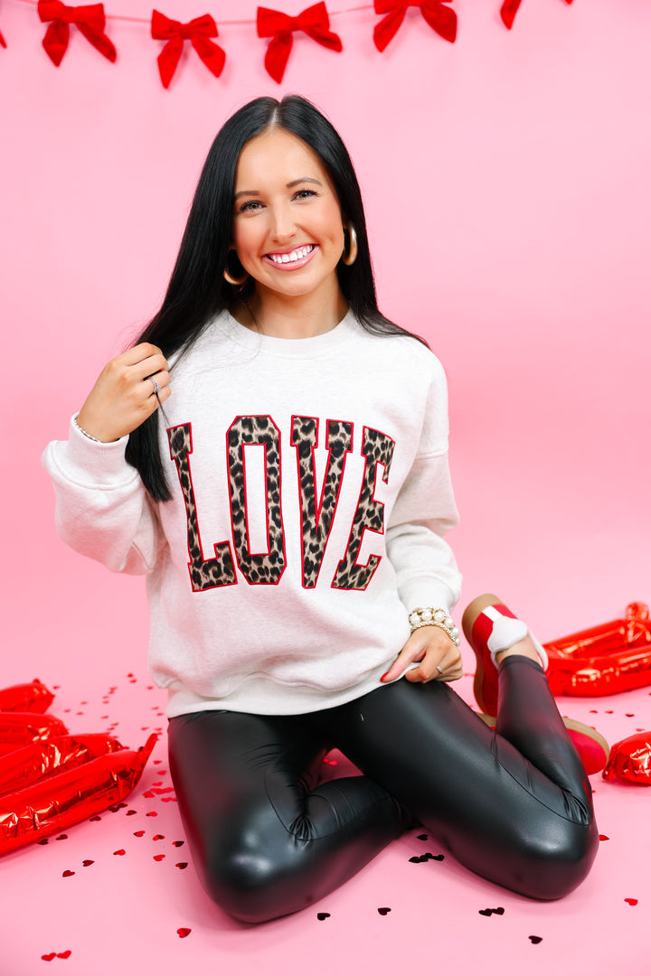 "LOVE" Oversized Sweatshirt