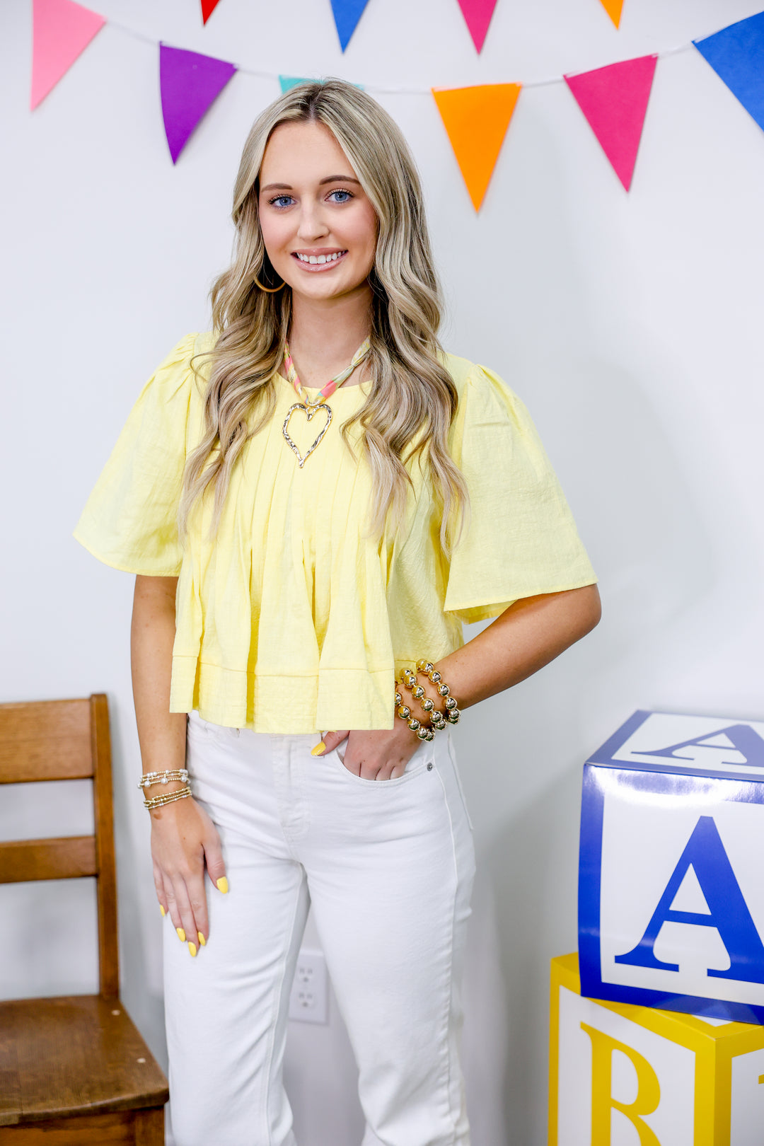 Annie Groove Top "Butter"