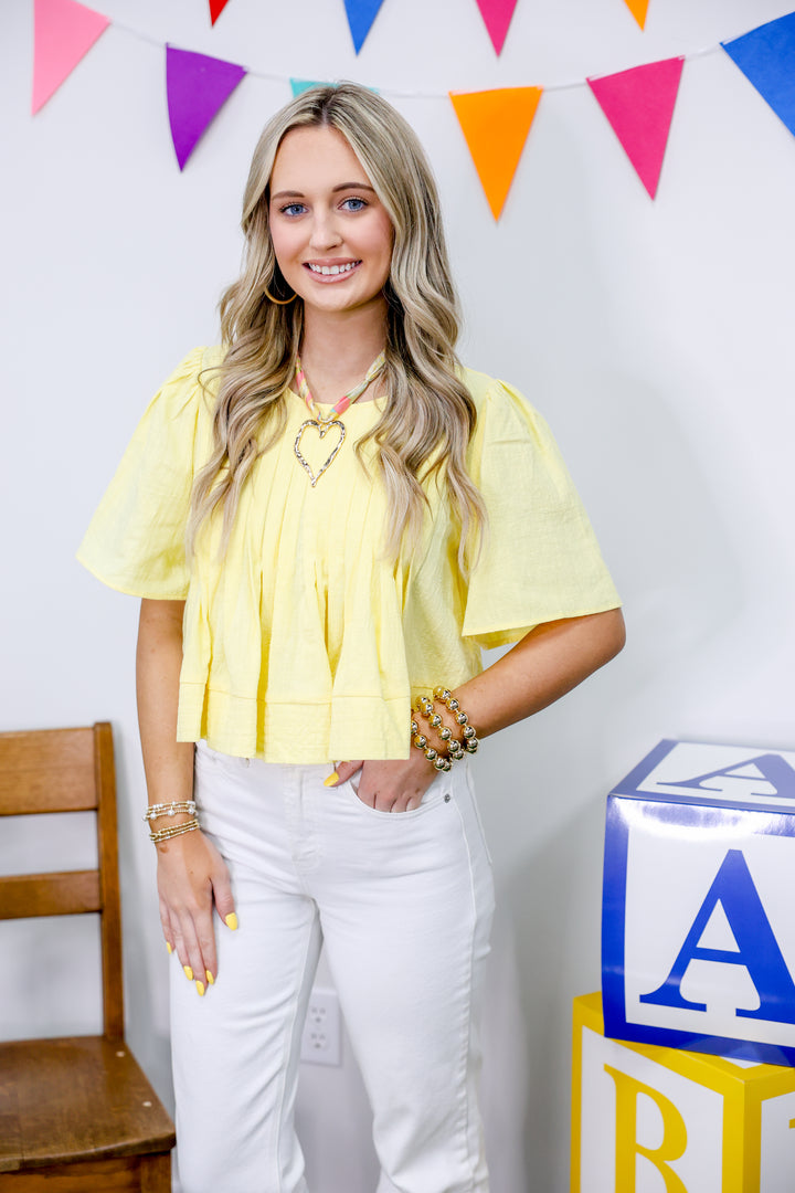 Annie Groove Top "Butter"