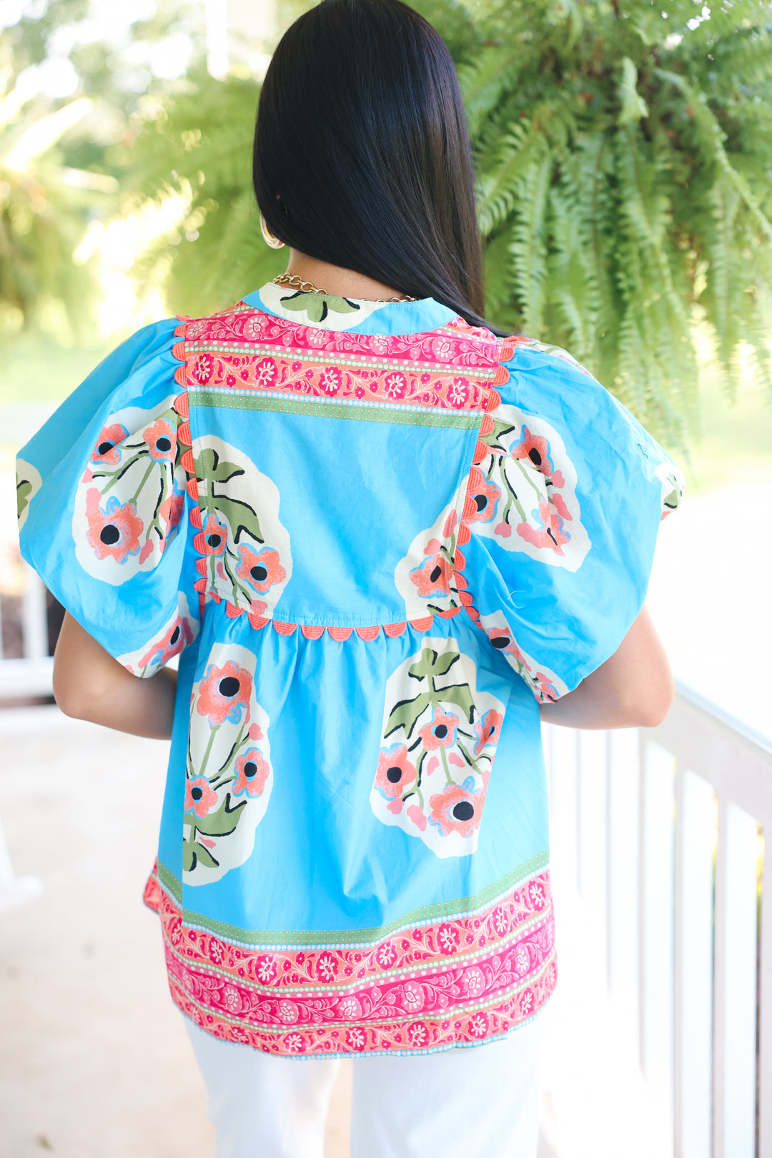 Brighter Days Top "Blue"