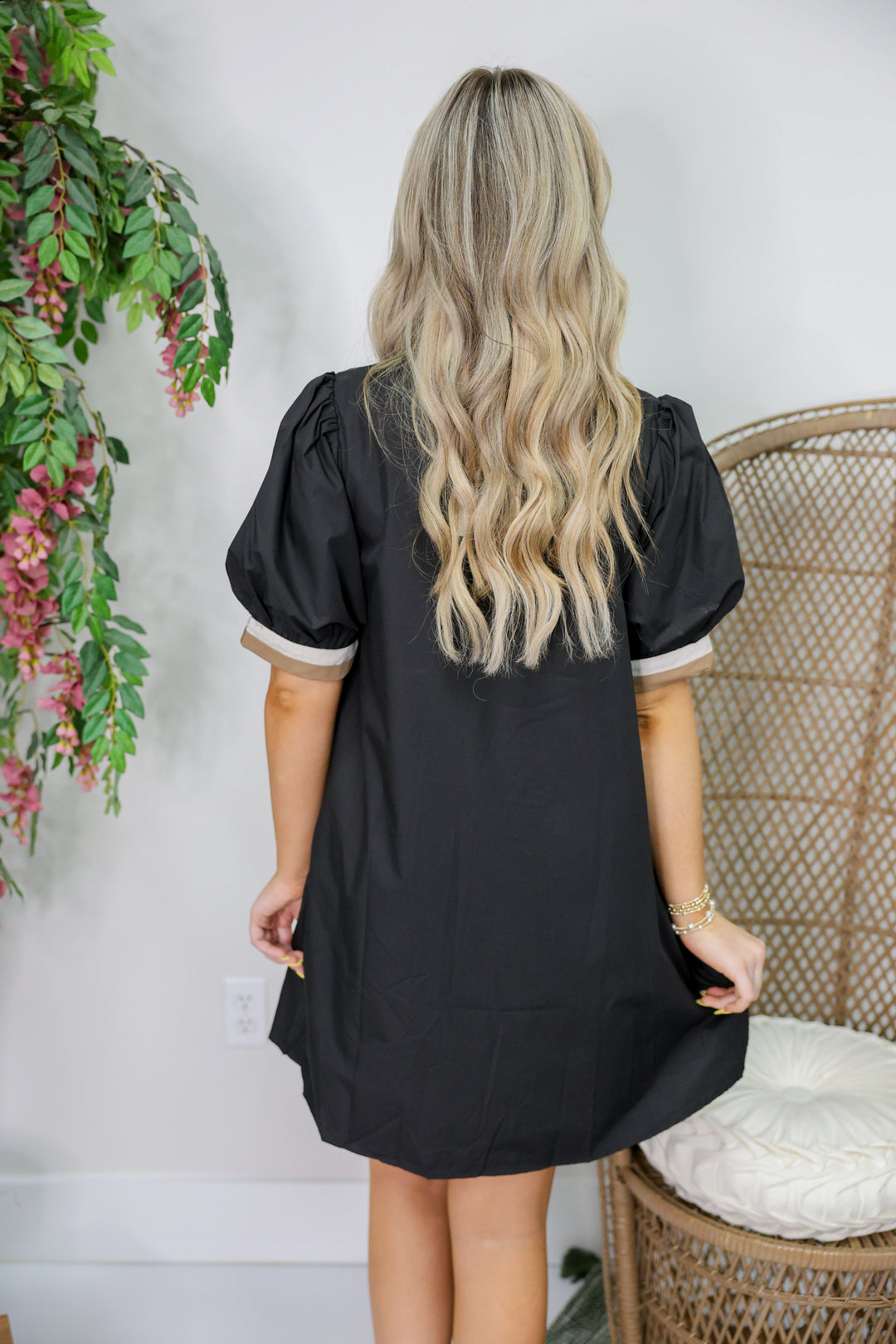 Everly Elegance Dress "Black"