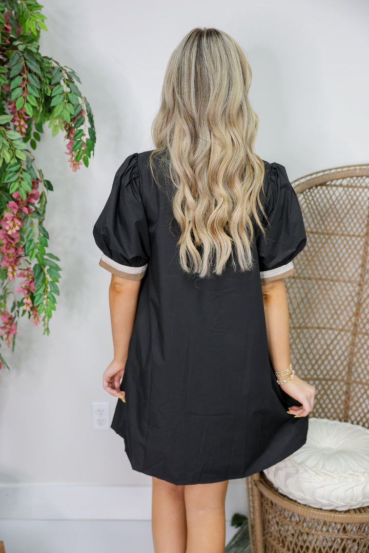 Everly Elegance Dress "Black"