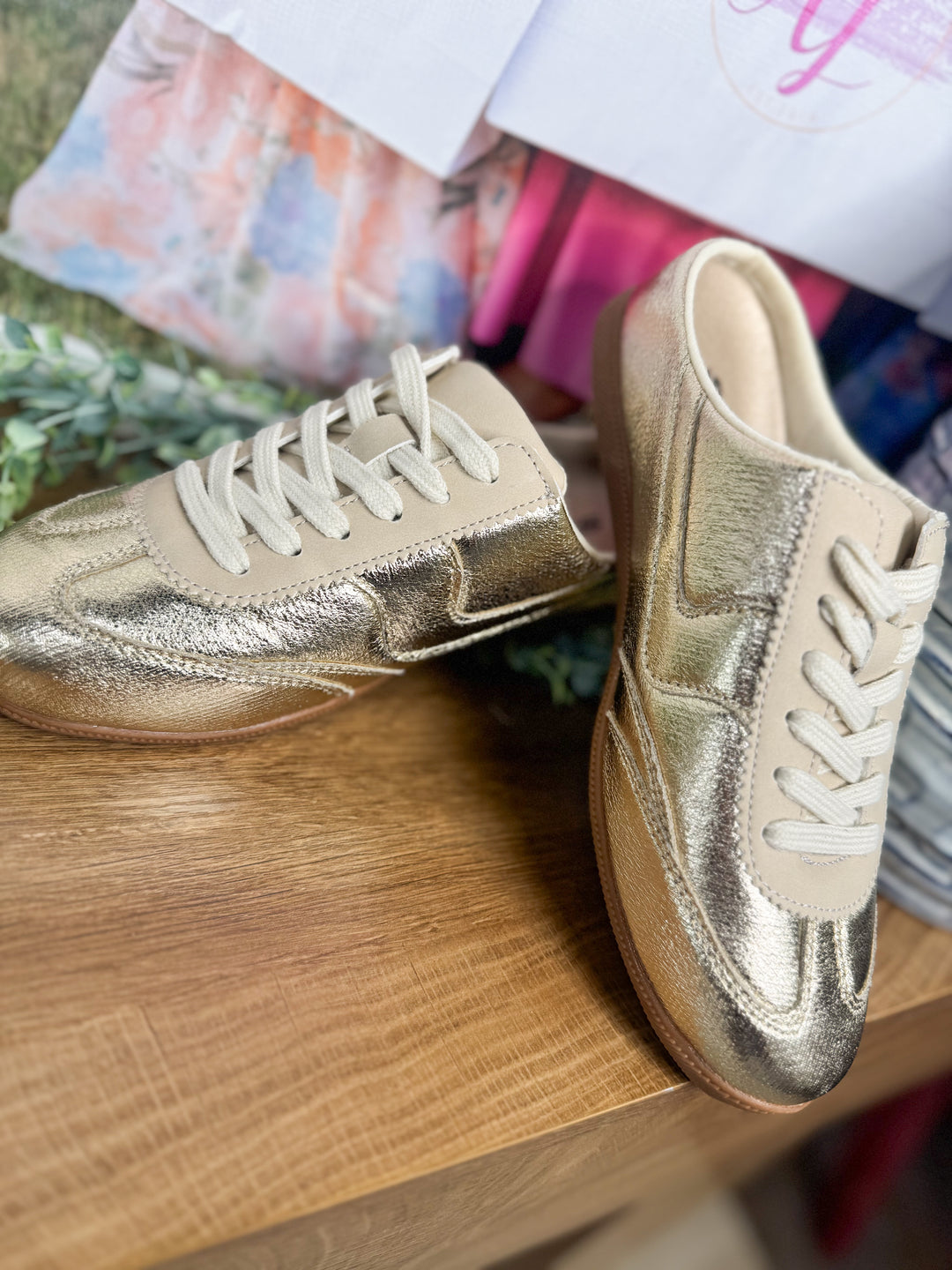 Mackay Slide On Sneaker "Gold"