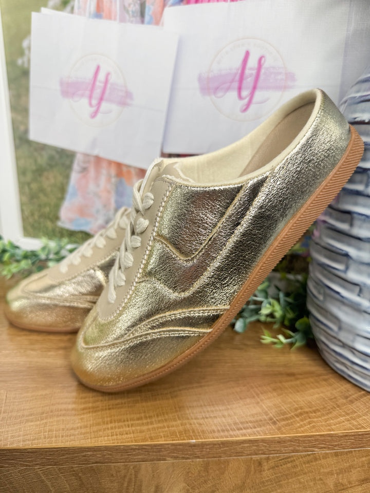 Mackay Slide On Sneaker "Gold"