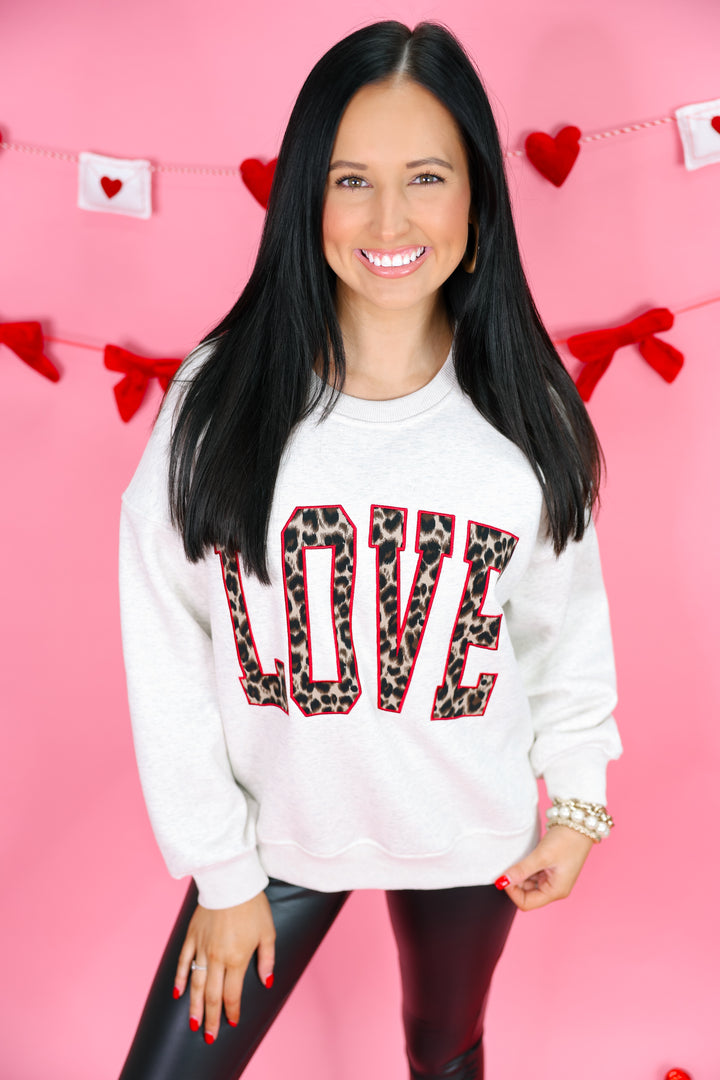 "LOVE" Oversized Sweatshirt