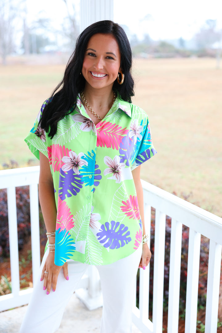 Tropical Island Top "Lime Mix"