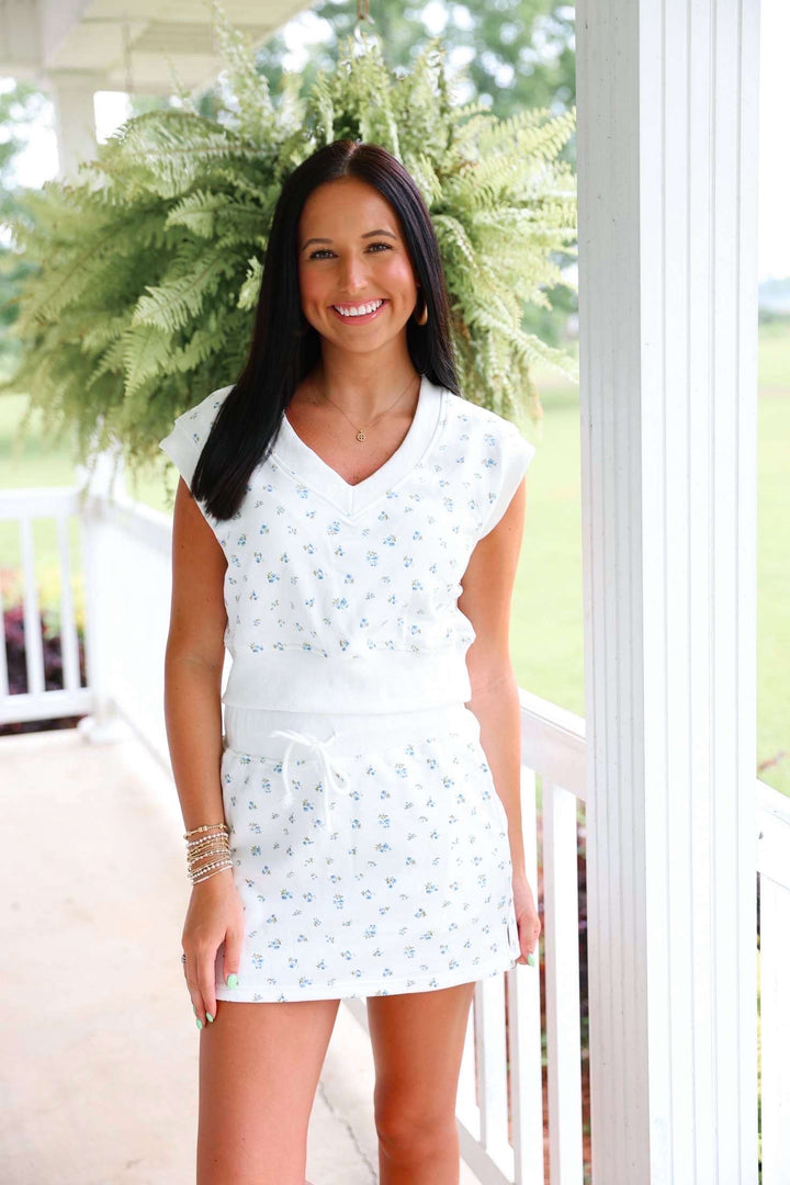 Claire Floral Print Knit Set