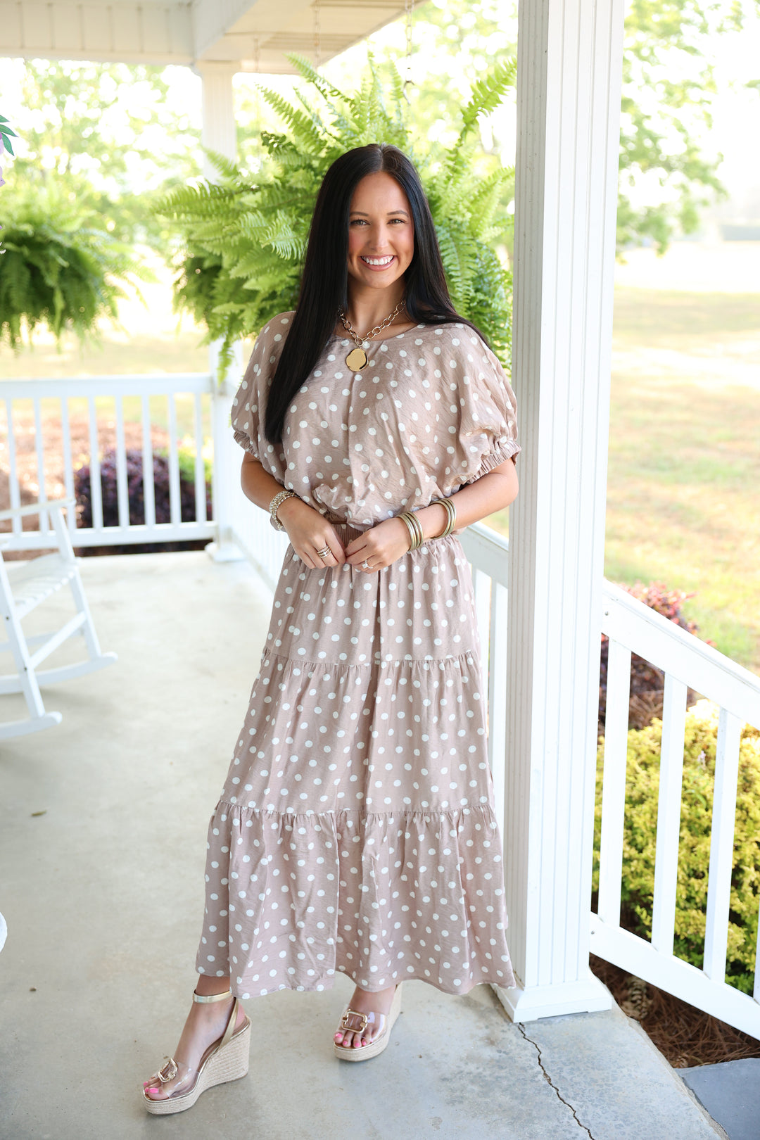 Pretty in Polka Set "Sand"