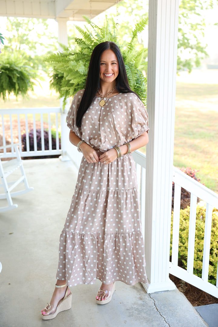 Pretty in Polka Set "Sand"
