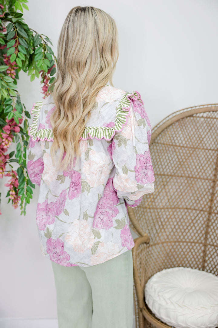 Purple Rain Floral Top