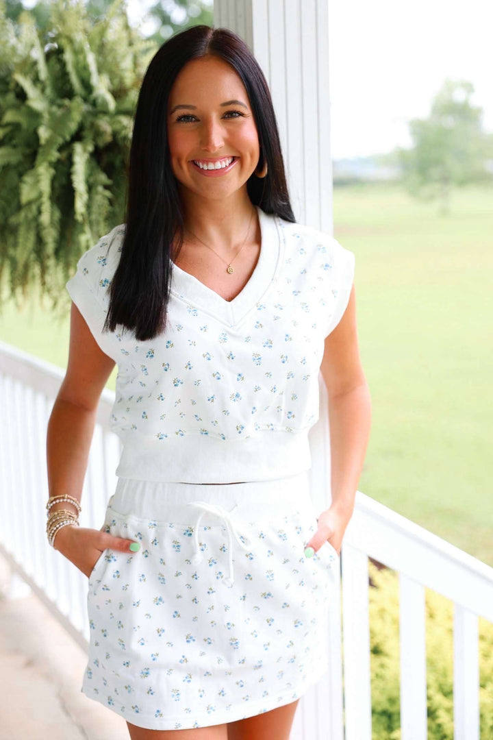 Claire Floral Print Knit Set