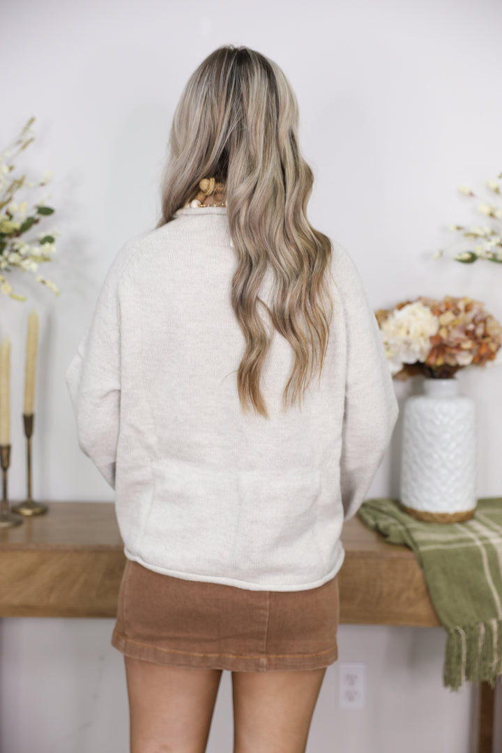 Duck Sweater "Heather Oat"