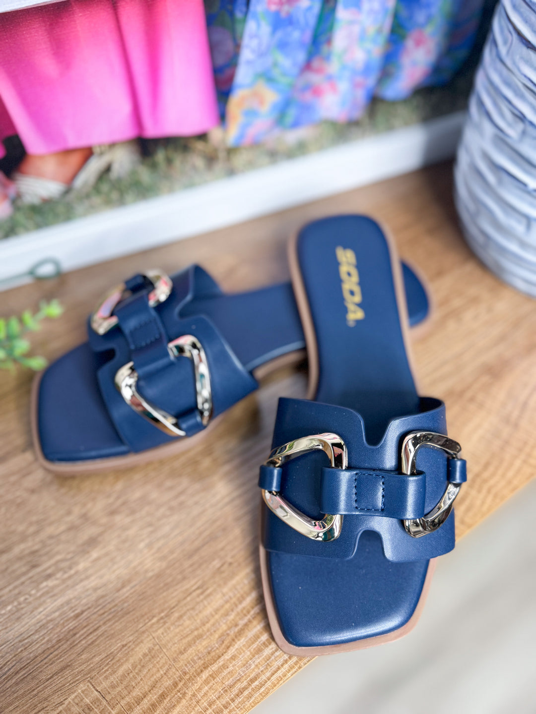 Lovelle Sandals "Navy"