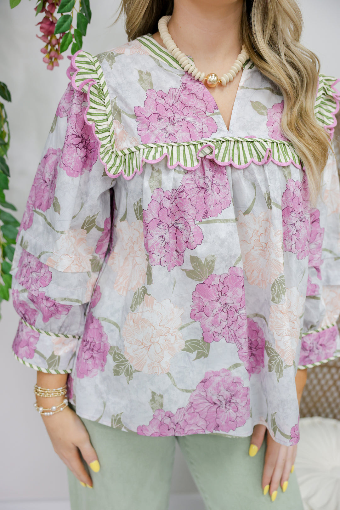 Purple Rain Floral Top