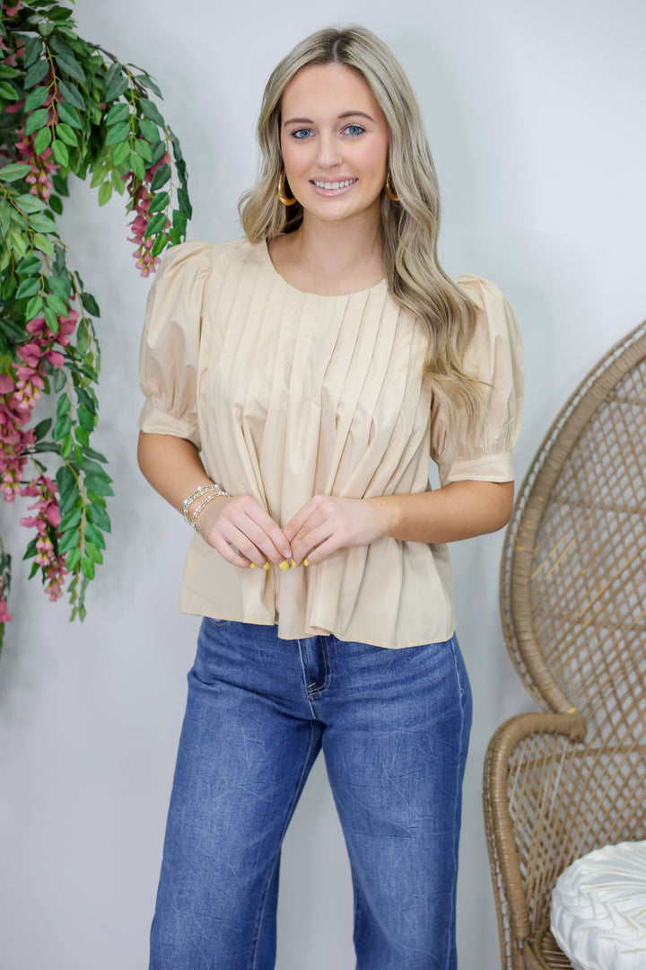 Treat Yourself Top "Ecru"