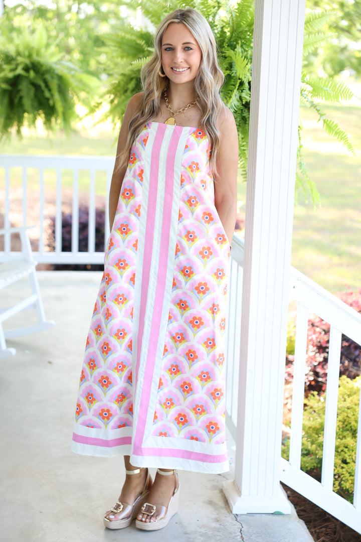 Rosie Lane Midi Dress "Pink"