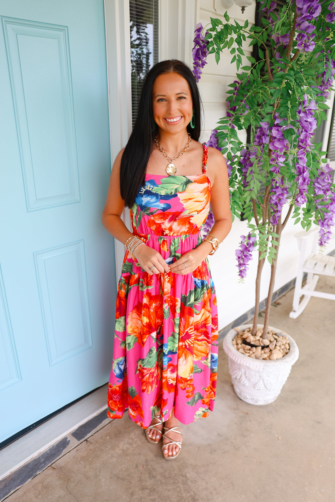 Breezy Summer Braided Dress Medium Breezy Summer Braided Dress Medium