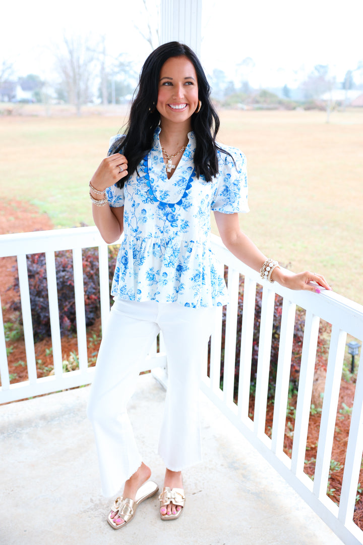 Pretty Follies Top "Blue"