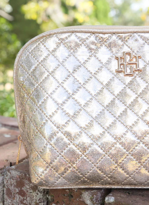 Caroline Hill - Capri Large Pouch "Champagne Pop"