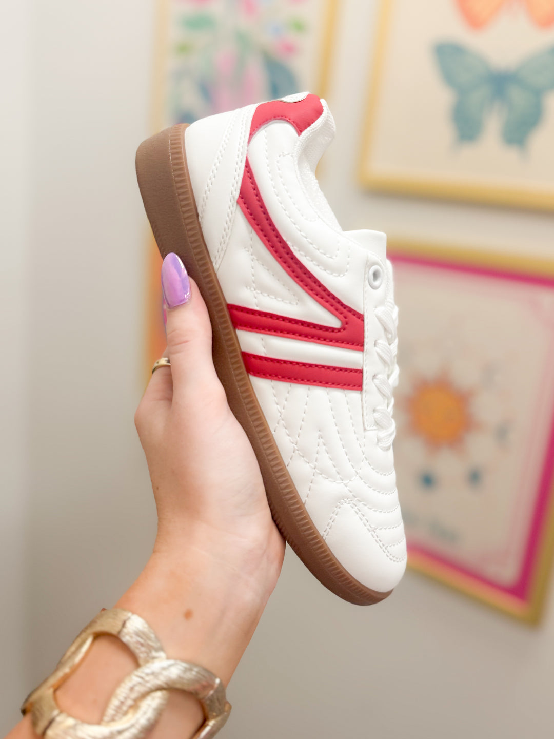 Lizzy Sneaker "Red/White"