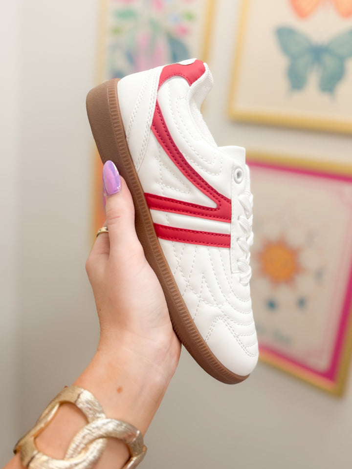 Lizzy Sneaker "Red/White"