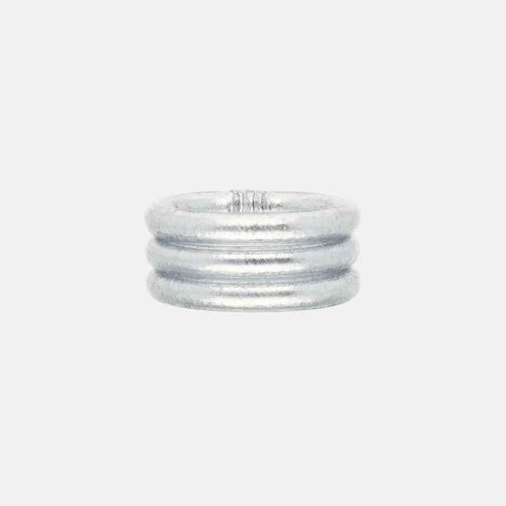 BuDhaGirl - Silver All Weather Ring Set of 3