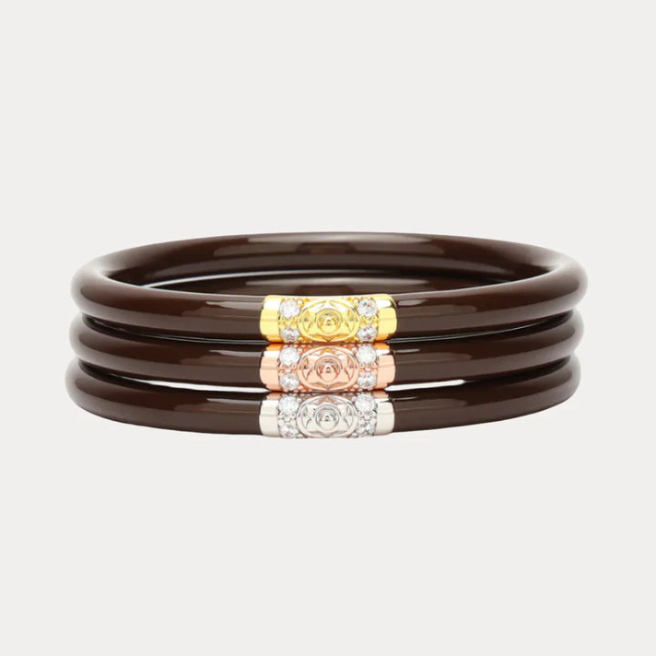 BuDhaGirl - Chocolate Three Kings All Weather Bangles® (AWB®)