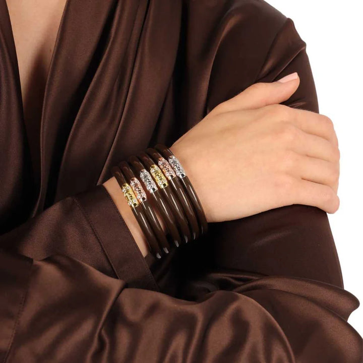 BuDhaGirl - Chocolate Three Kings All Weather Bangles® (AWB®)