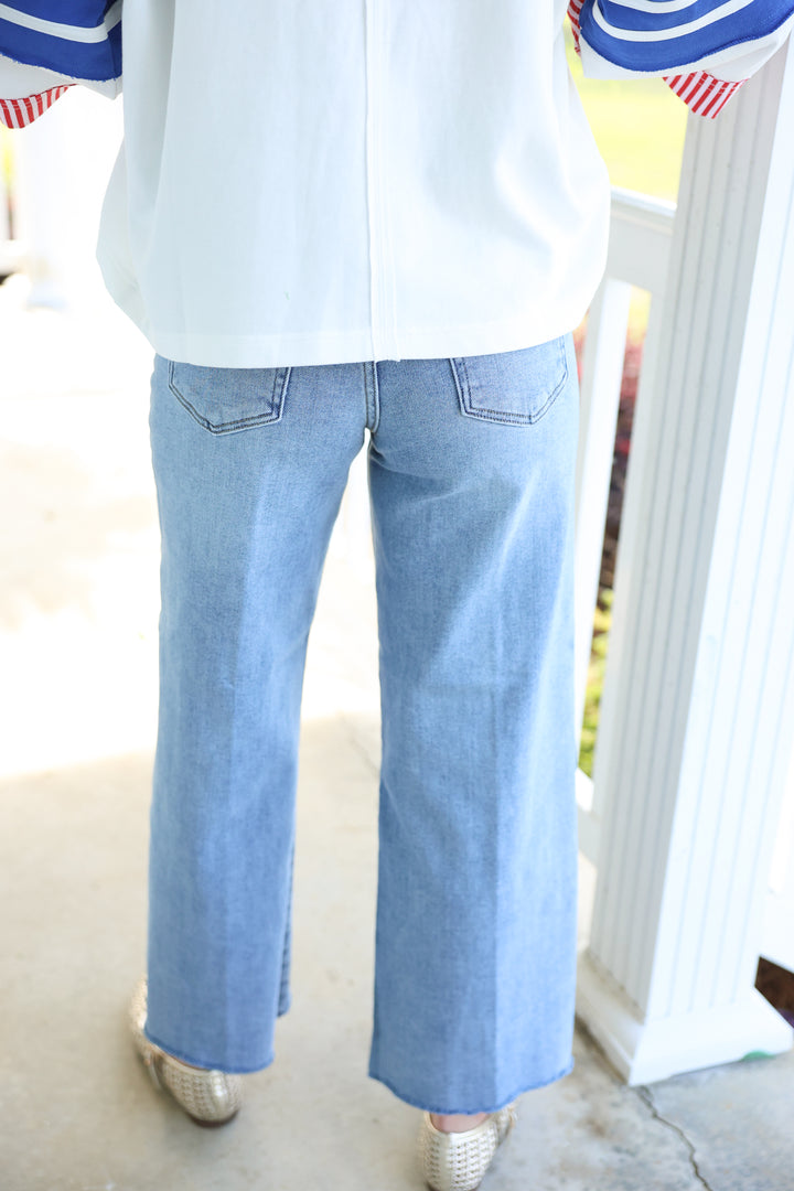 JBD - Slim Wide Leg "Medium Denim"