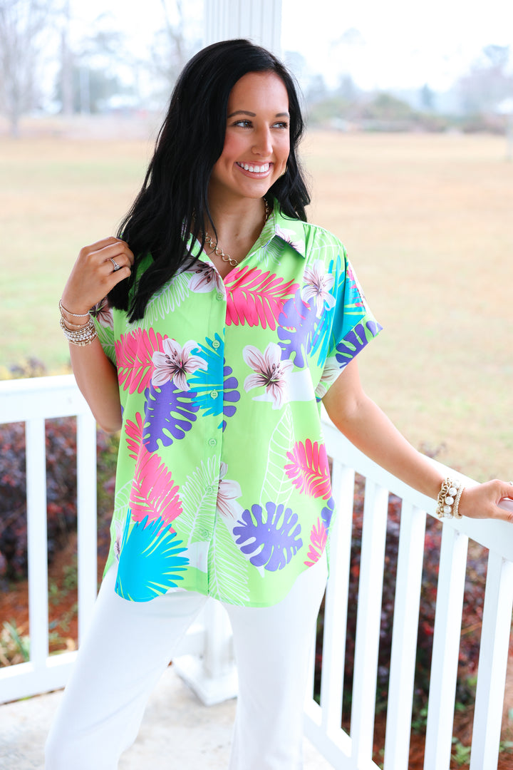 Tropical Island Top "Lime Mix"