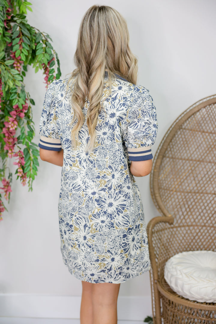 Pineland Slate Mini Dress