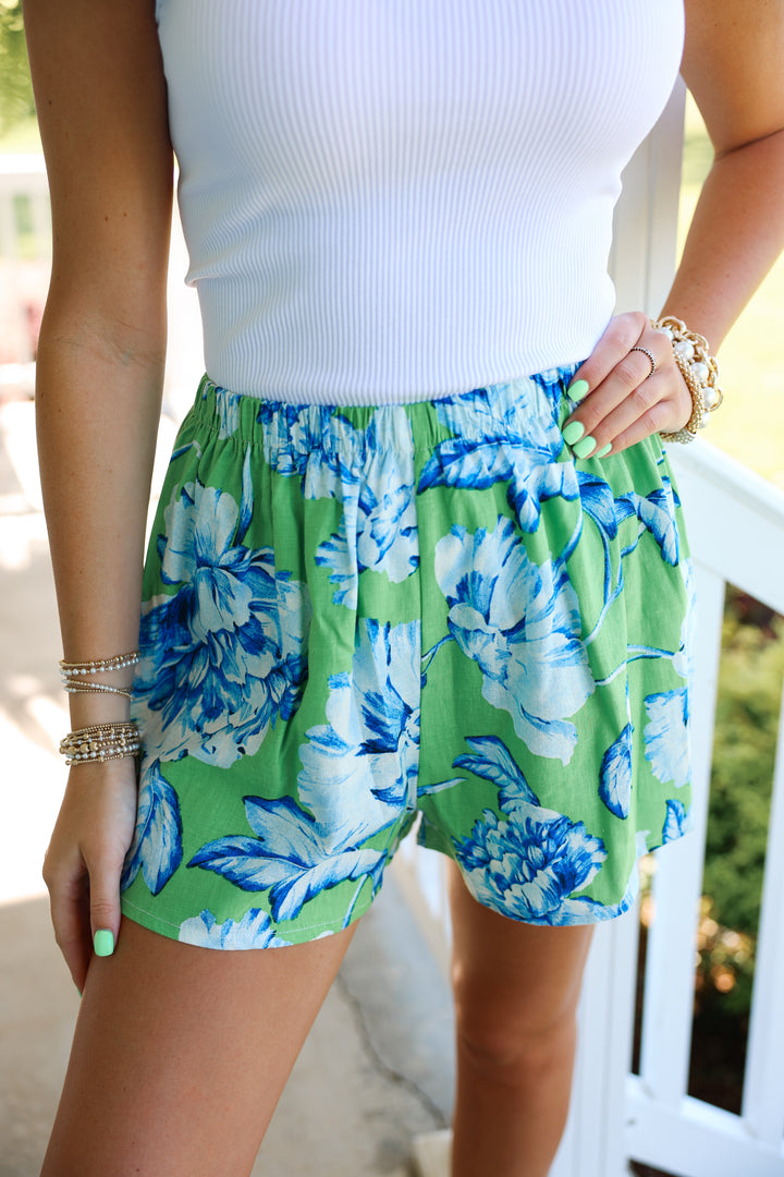 Aruba Shorts "Blue/Green"
