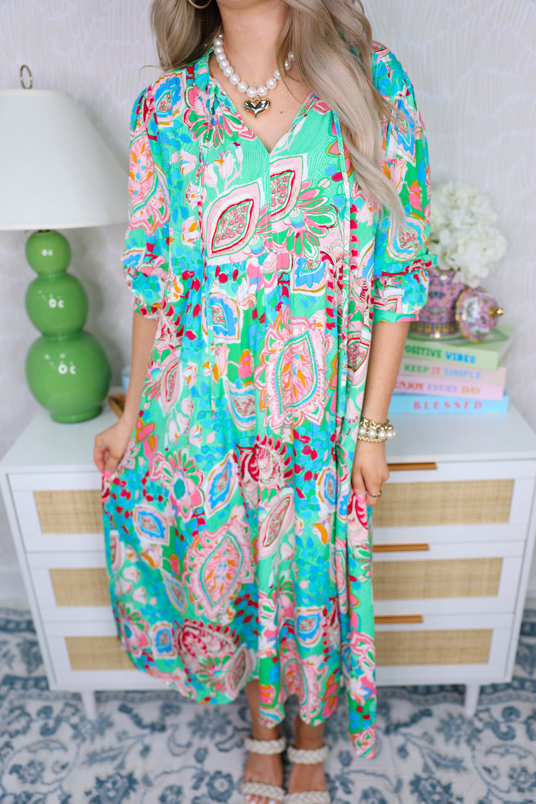 Paisley Perfection Midi Dress