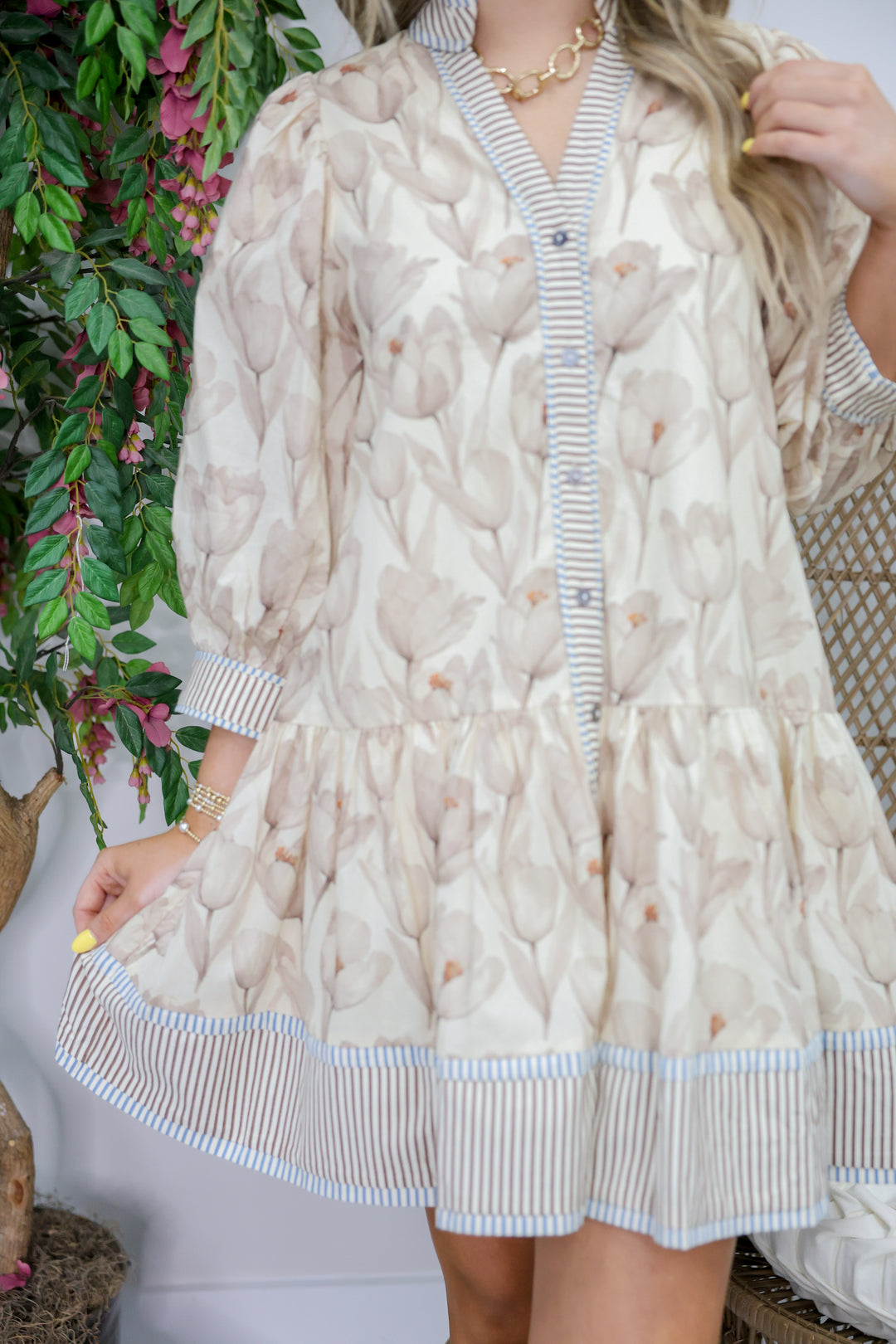 Fall Tulip Transition Dress