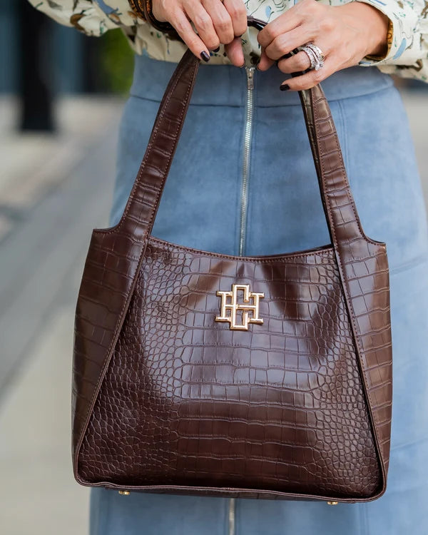 Caroline Hill - Maggie Bag - Chocolate EC