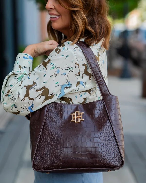 Caroline Hill - Maggie Bag - Chocolate EC