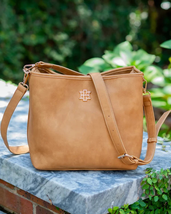 Caroline Hill - Alexandra Bucket Bag - Mustard S