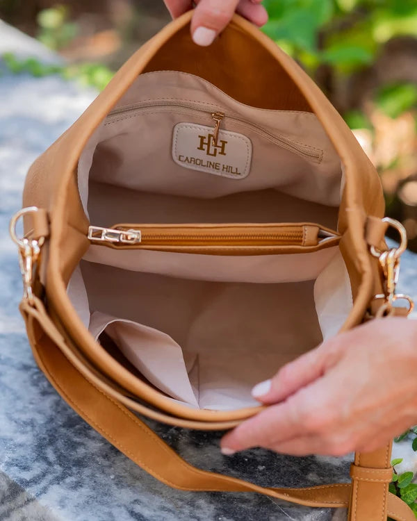 Caroline Hill - Alexandra Bucket Bag - Mustard S
