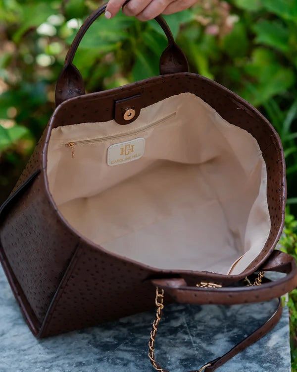 Caroline Hill - Missy Tote - Black Patent EC