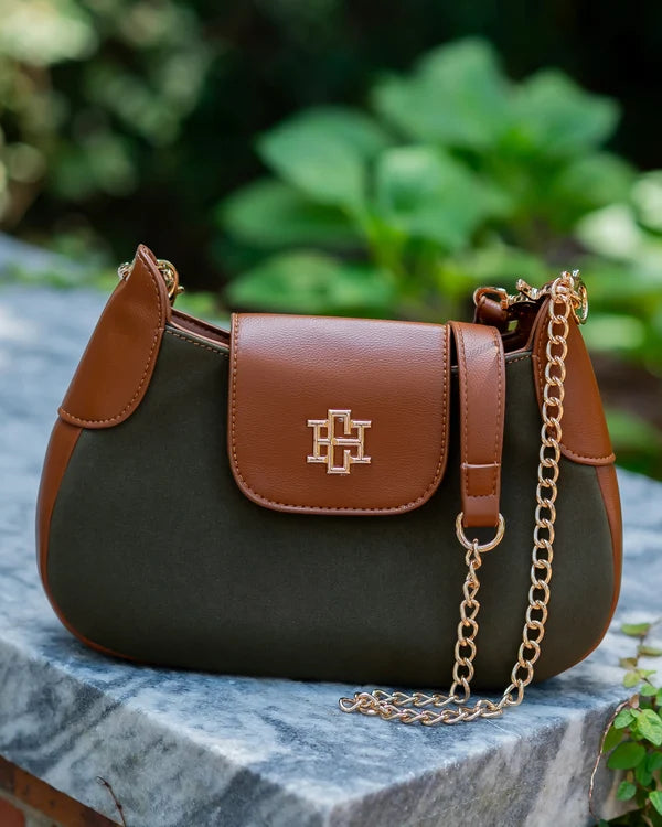 Caroline Hill - Leighton Crossbody - Olive S