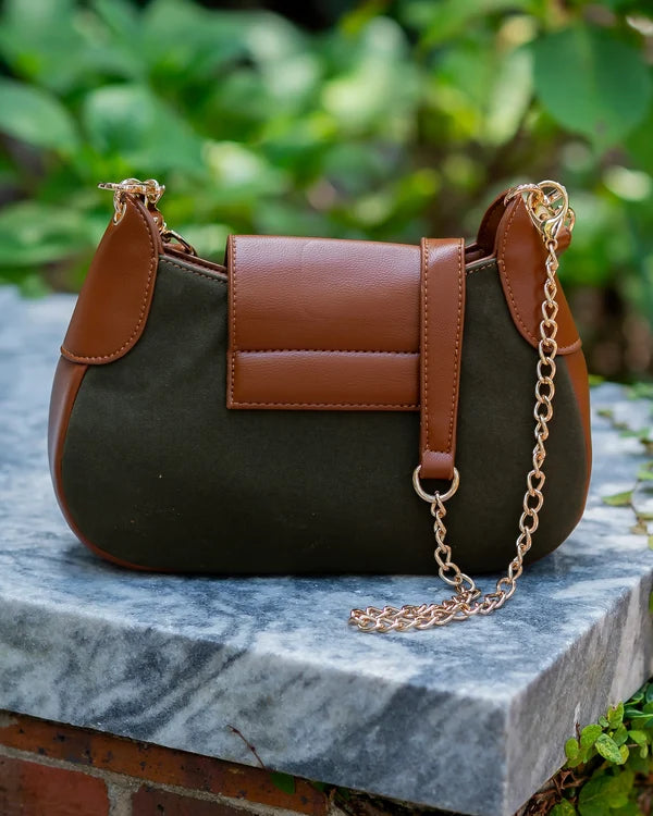 Caroline Hill - Leighton Crossbody - Olive S