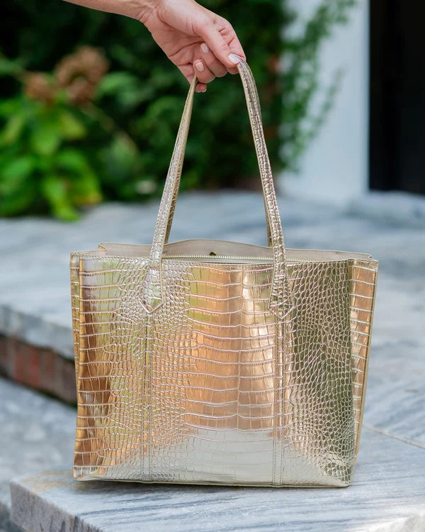 Caroline Hill - Heath Tote Bag - Gold EC
