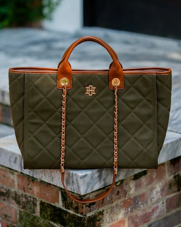 Caroline Hill - Missy Tote - Olive S LD