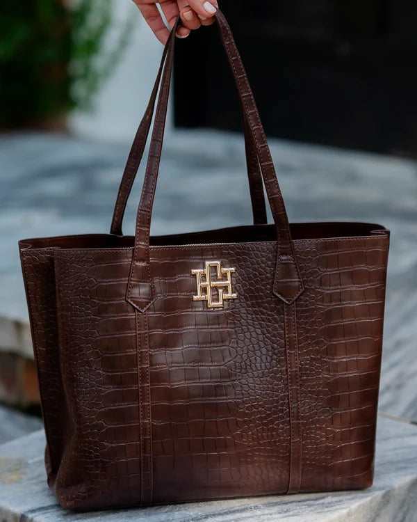 Caroline Hill - Heath Tote Bag - Chocolate EC