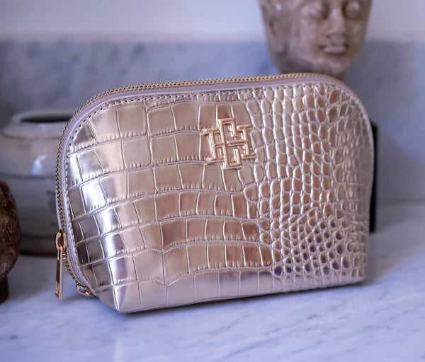 Caroline Hill - Ibiza Small Pouch - Gold EC