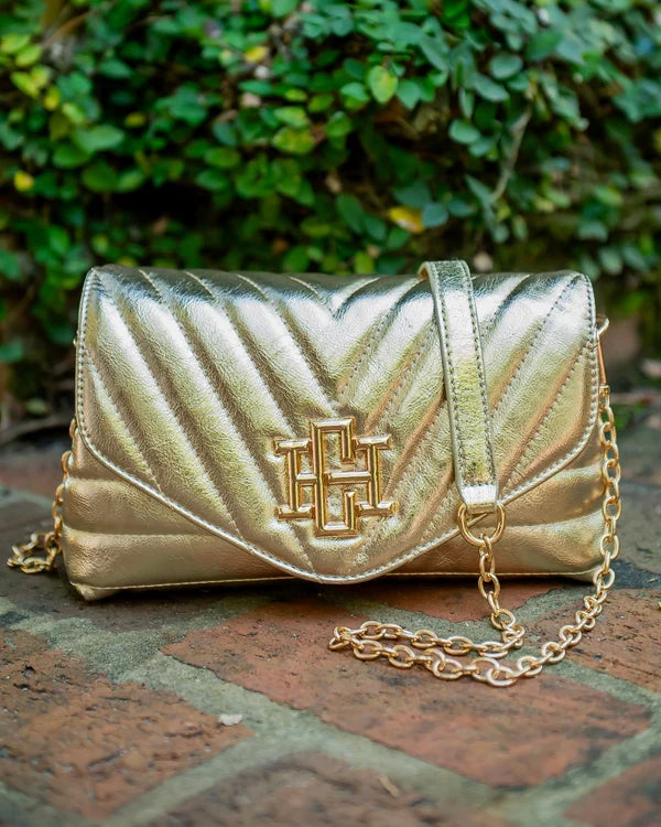 Caroline Hill - Brandy Crossbody - Glimmer Gold